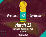france vs danemark qatar 2022