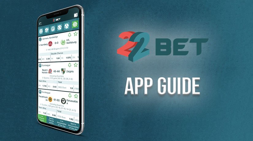 The 22Bet mobile application is available on both iOS and Android.