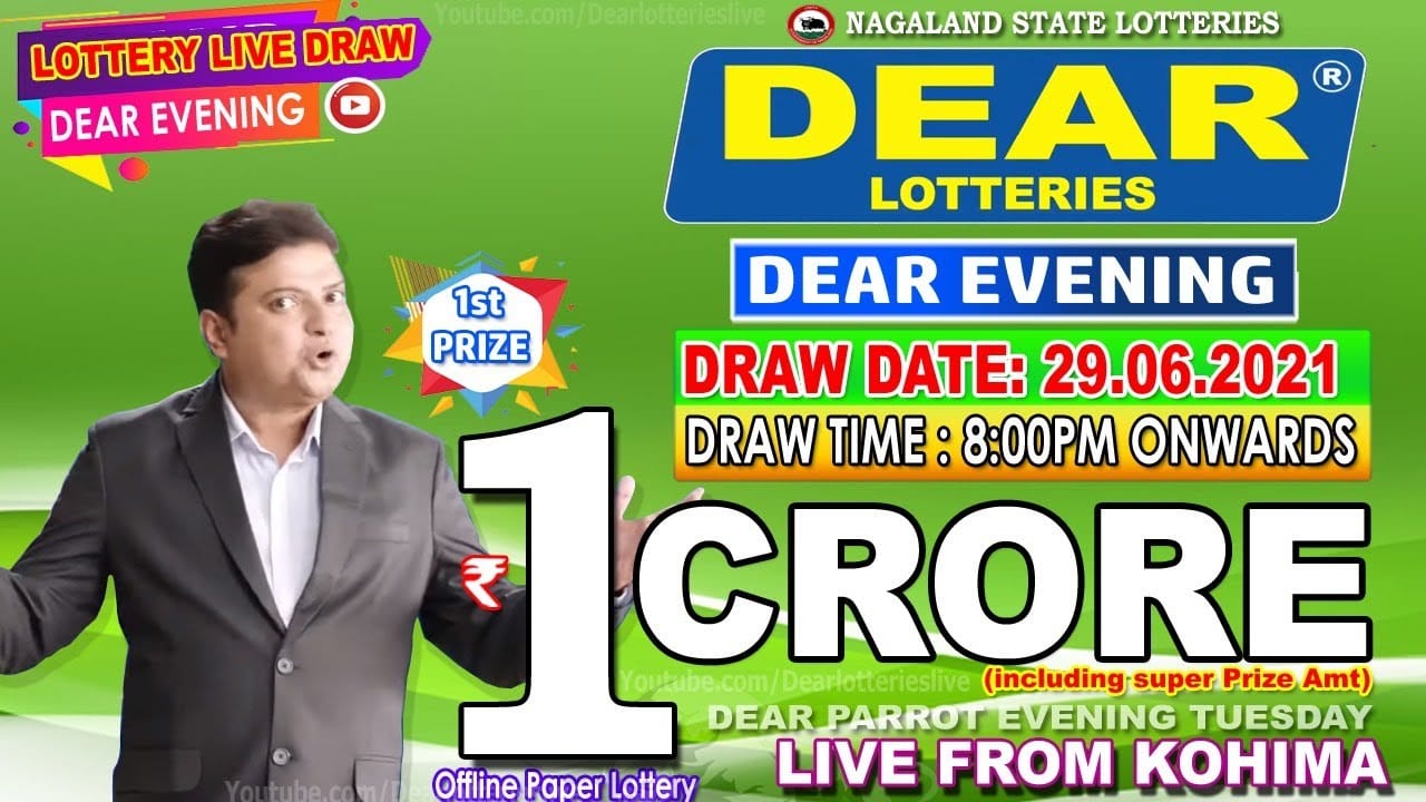 This imapge depicts a sample Nagaland Evening Lottery Draw