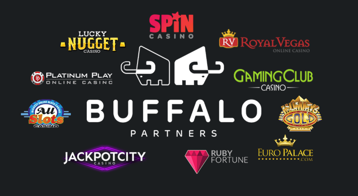 The Buffalo Partners Affiliate Programme offers a large and diversifed portfolio of leading gaming brands.