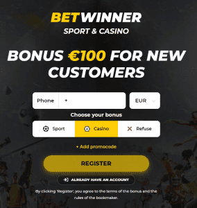 To access the latest Betwinner Promo and Bonus Codes, simply visit the page above by clicking it, then enter CXSPORTS as your promotional code when prompted.